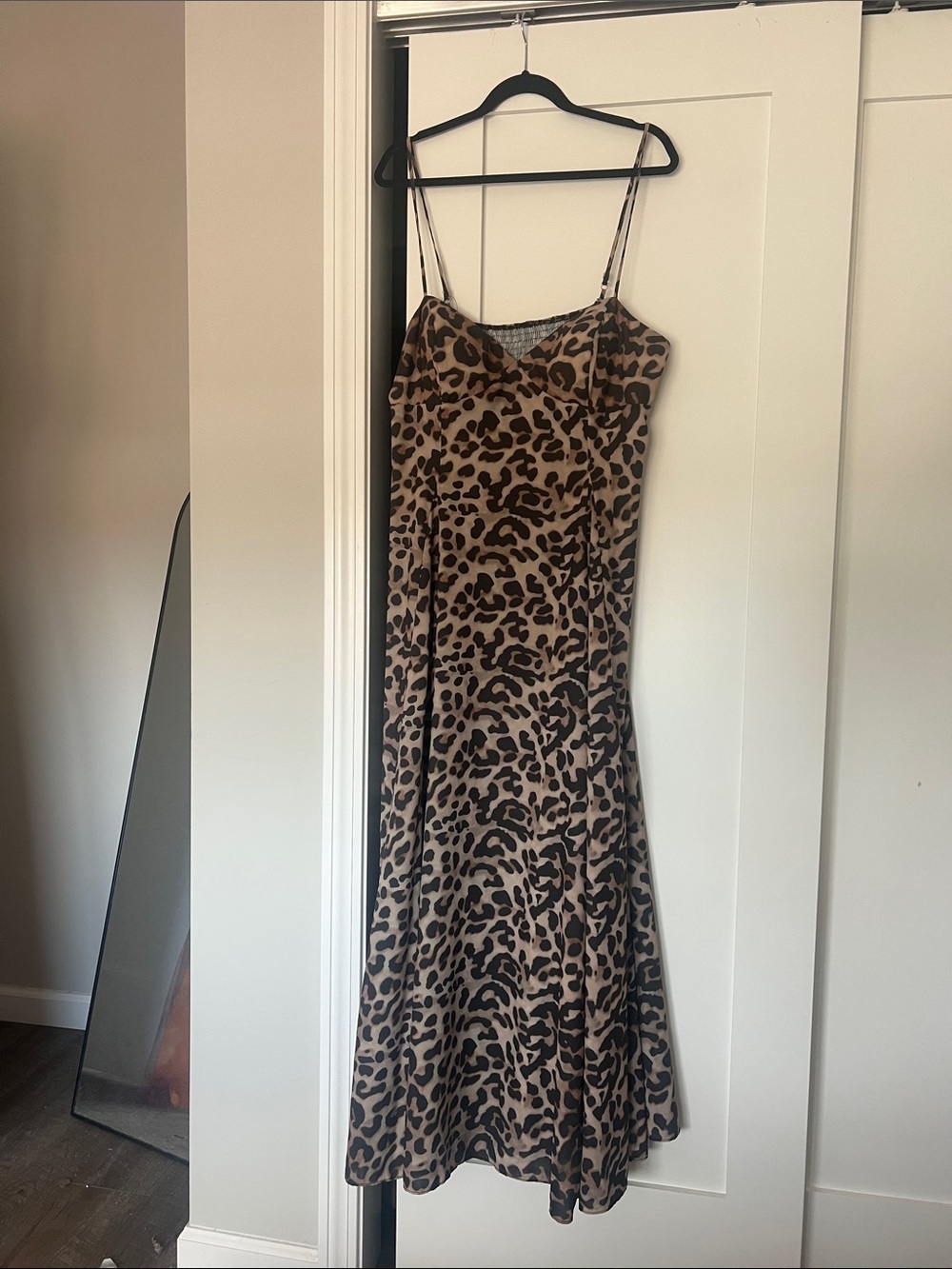 jcpenney Leopard-Print Slip Dress in Tan and Black